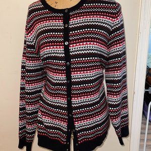 Mult-Color Long Sleeve Sweater
